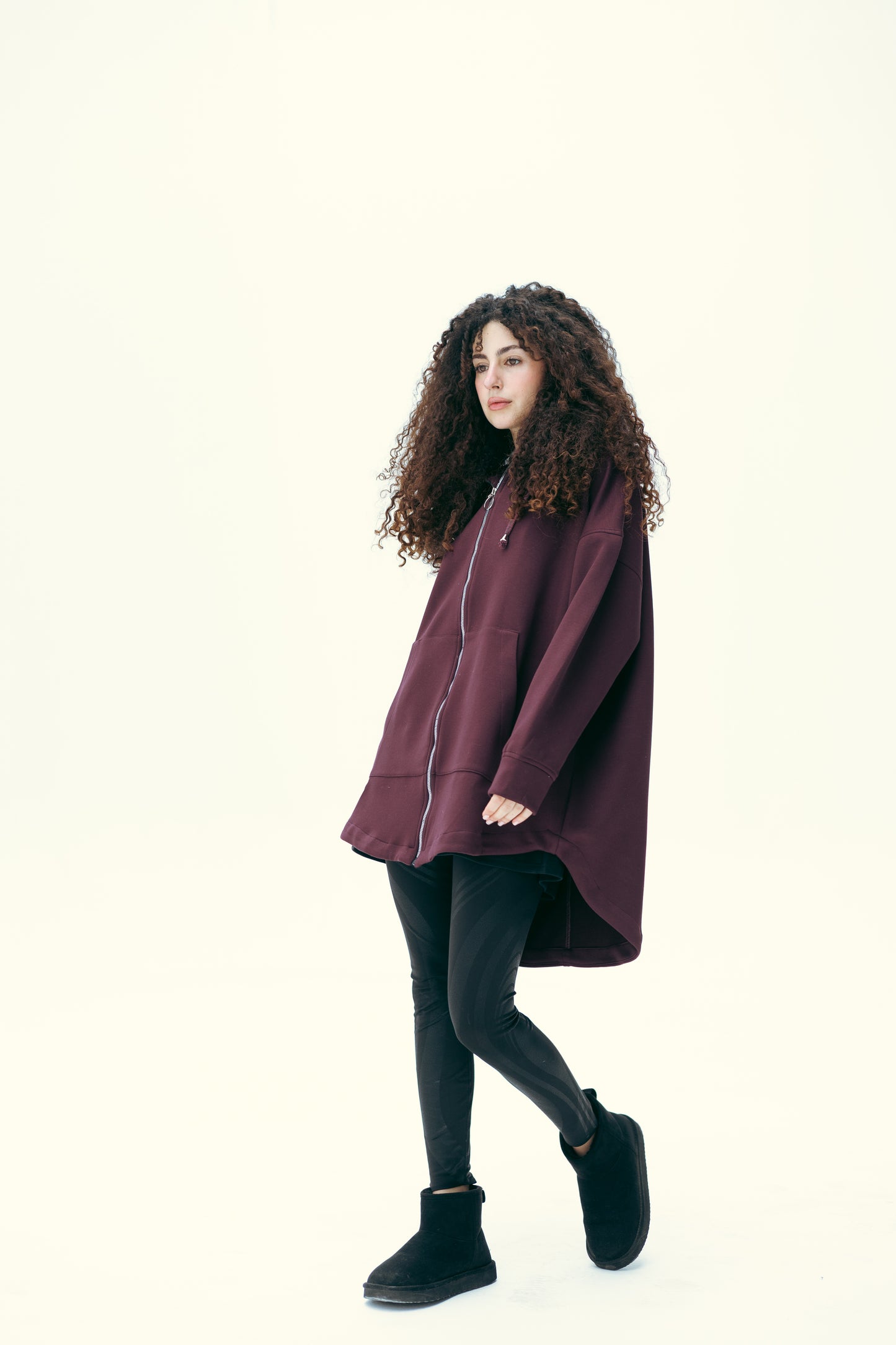 Comfort Core Hoodie in burgundy