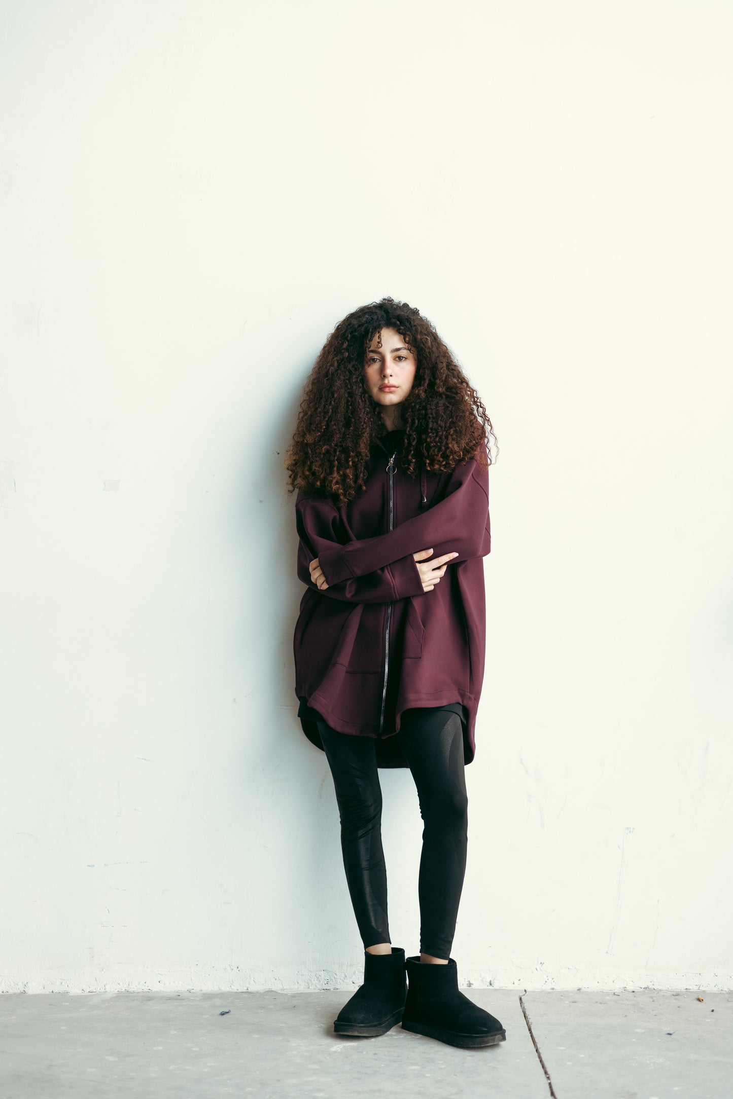 Comfort Core Hoodie in burgundy