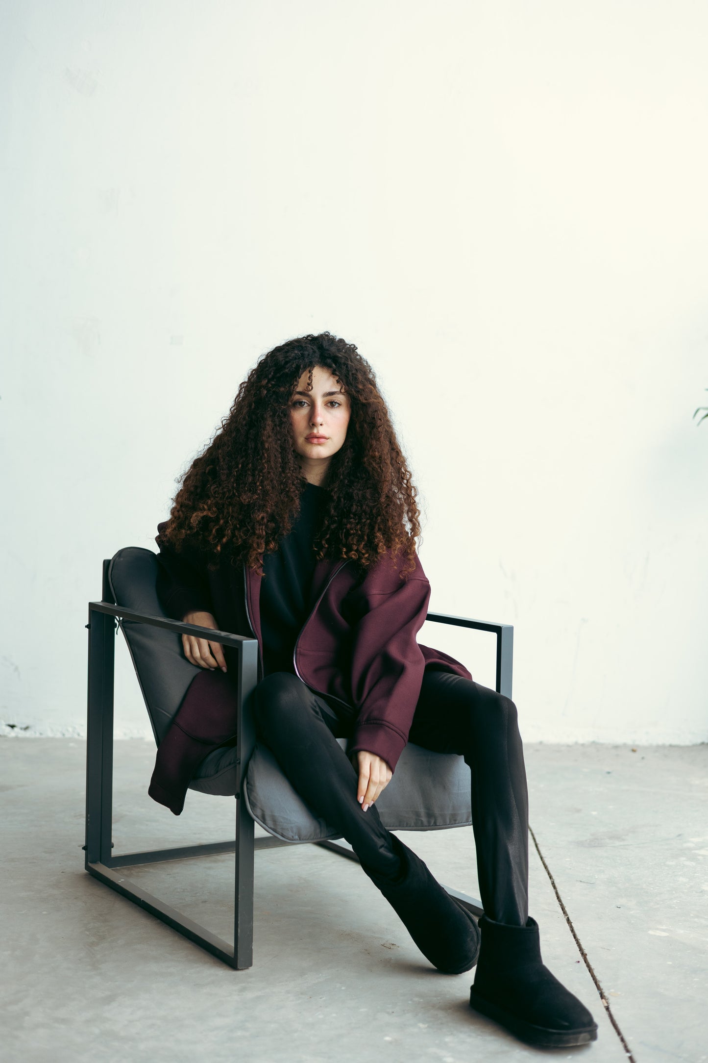 Comfort Core Hoodie in burgundy