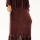 Tassel Flow set in Burgundy