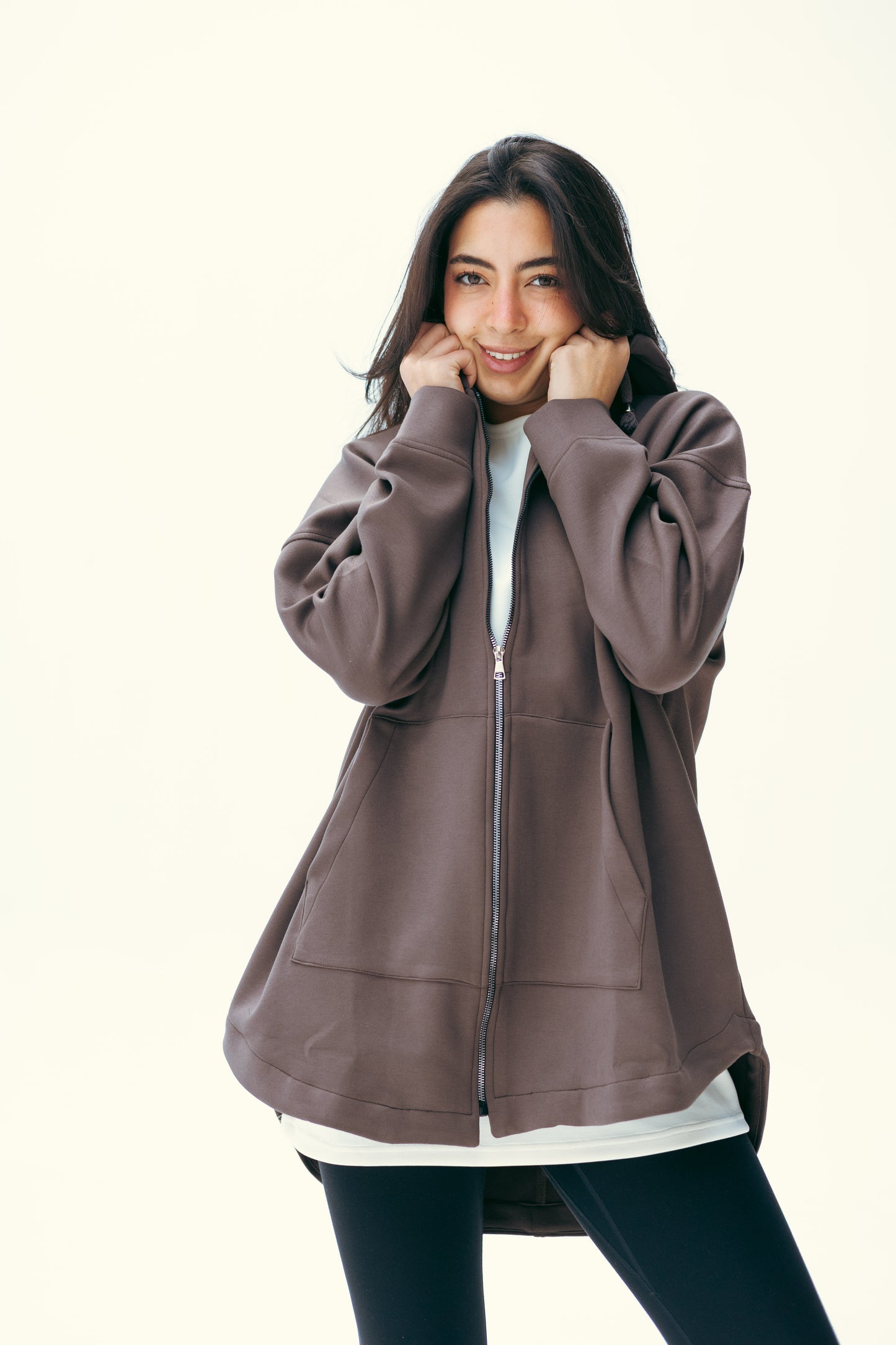 Comfort Core Hoodie in Brown
