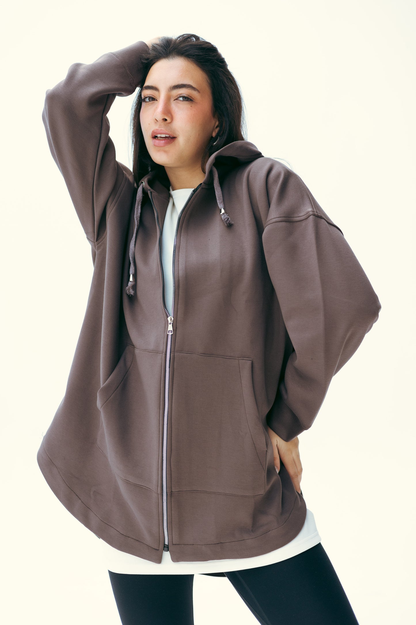 Comfort Core Hoodie in Brown