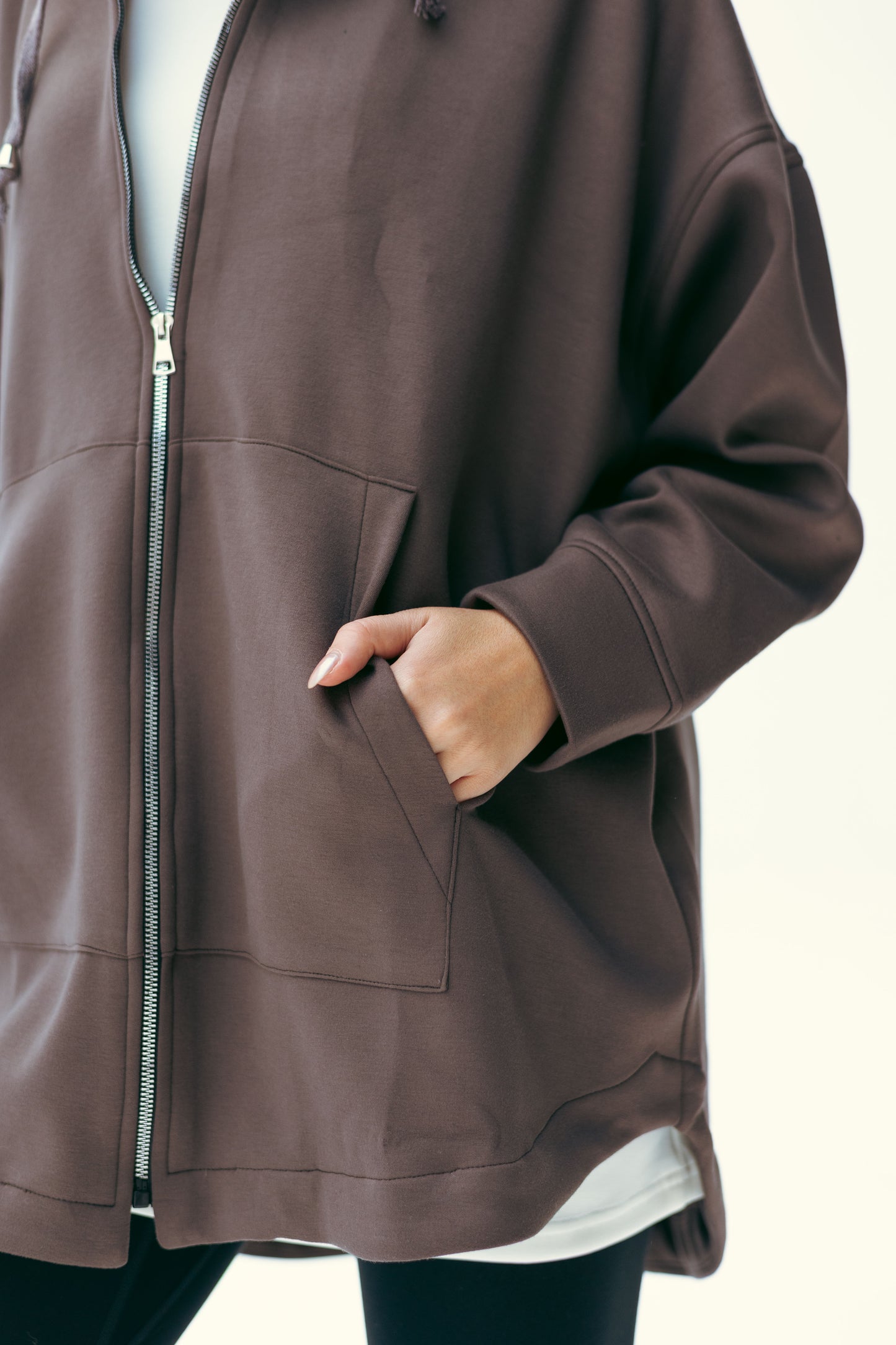 Comfort Core Hoodie in Brown