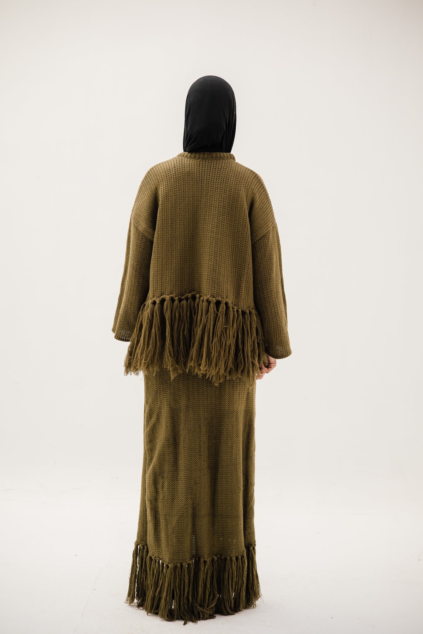 Tassel Flow set in Olive (Pre order)