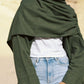 Aura Wrap Kaftan in Olive