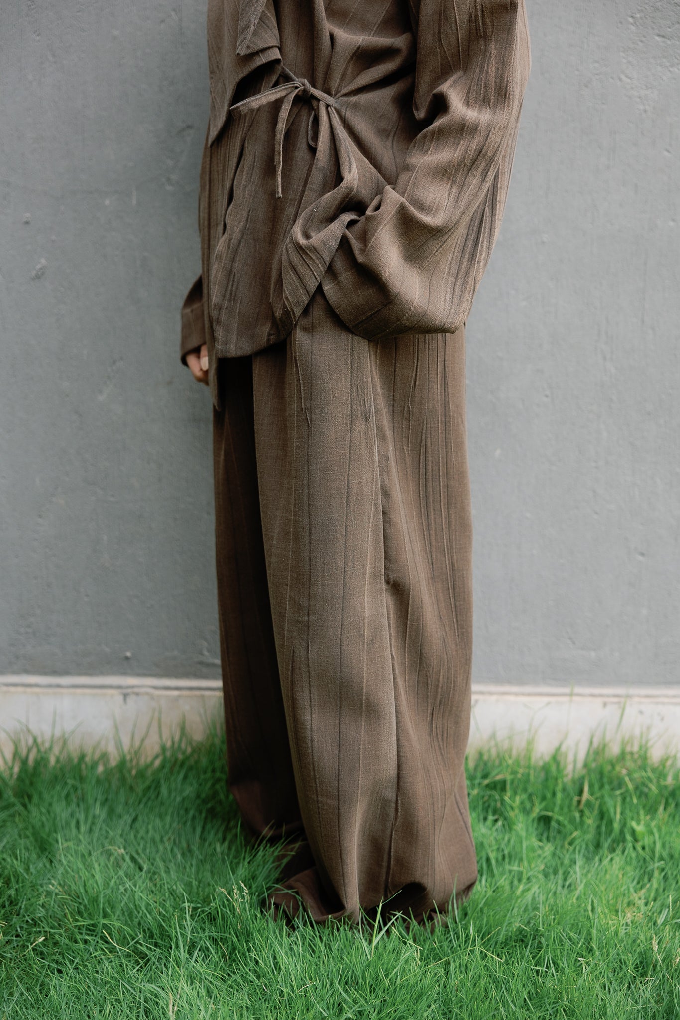 Nomade wrap set in Brown
