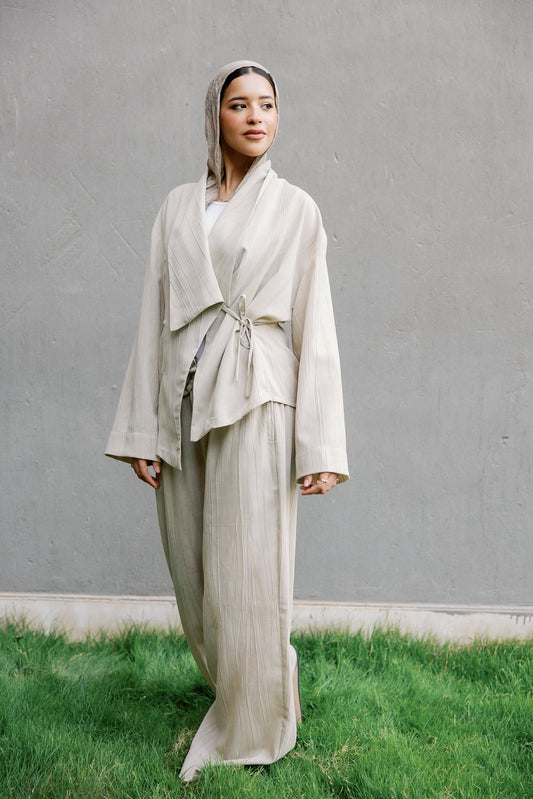 Nomade wrap set in Beige