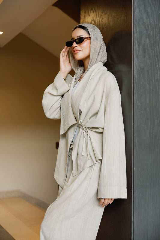 Nomade wrap set in Beige