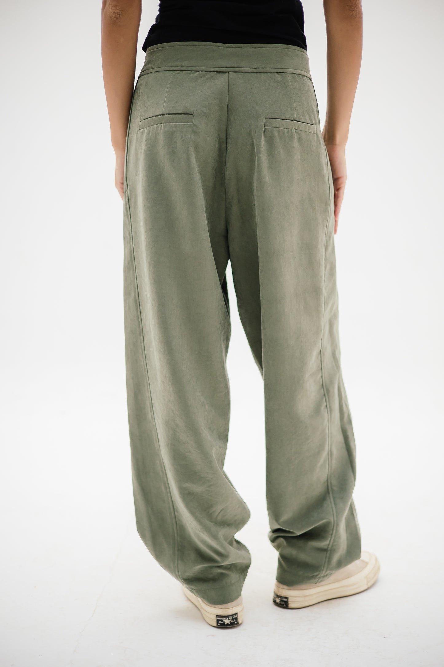 Soft Drape set in Olive