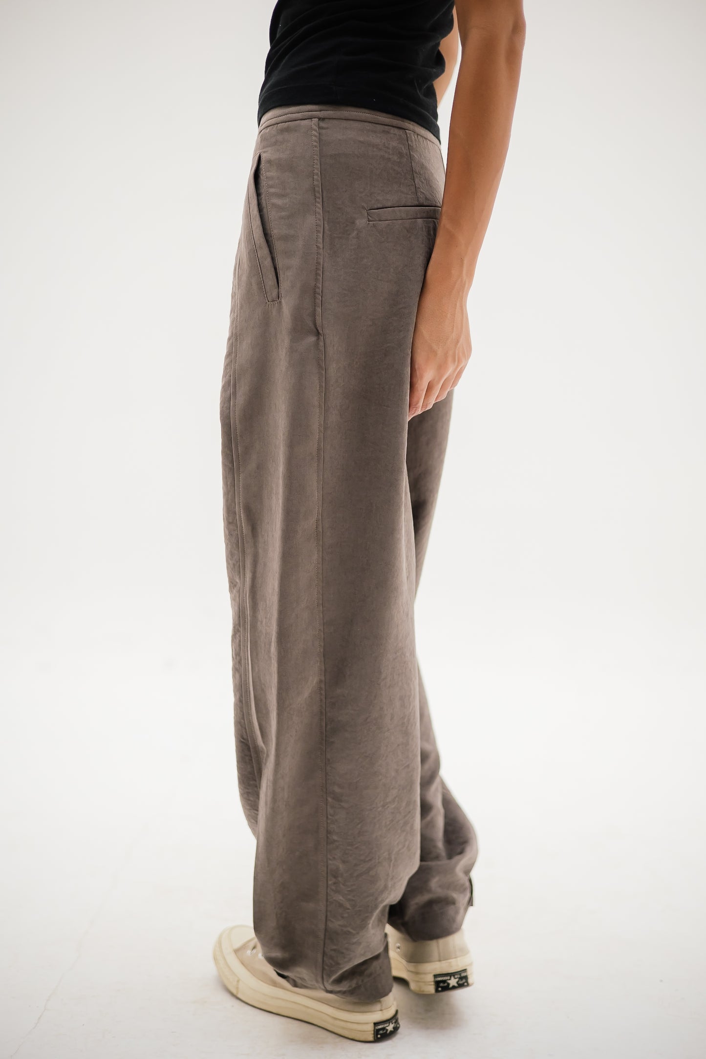 Soft Drape set in Dark Grey