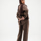 Soft Drape set in Brown