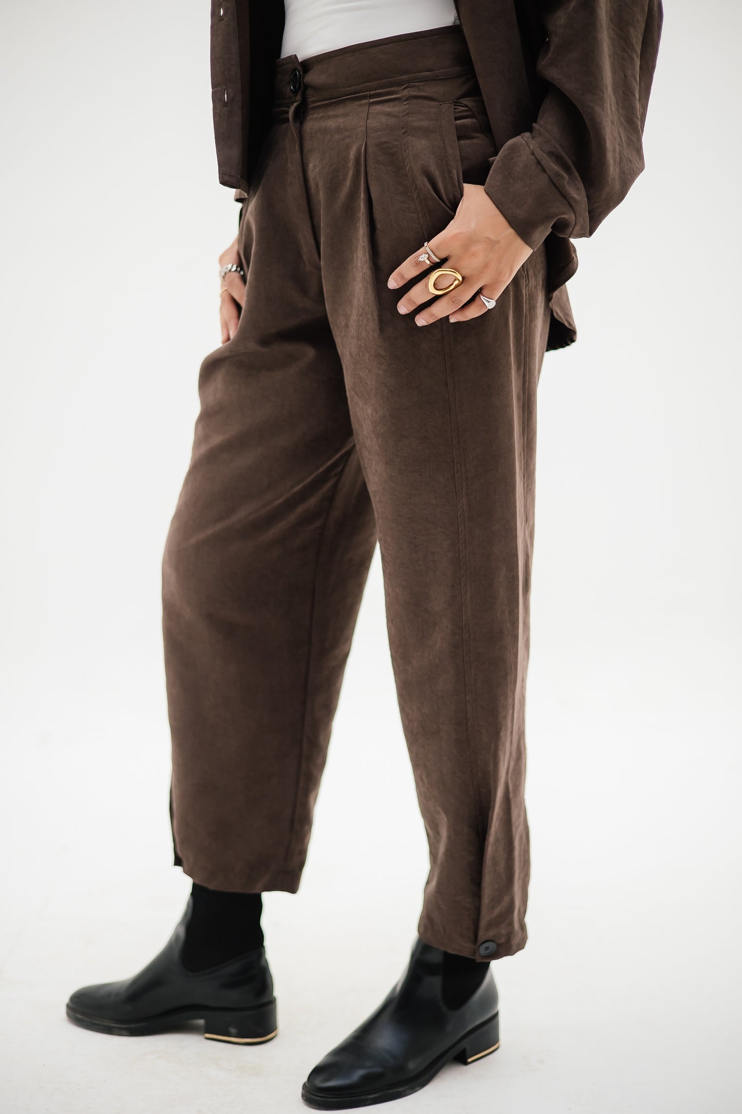 Soft Drape set in Brown