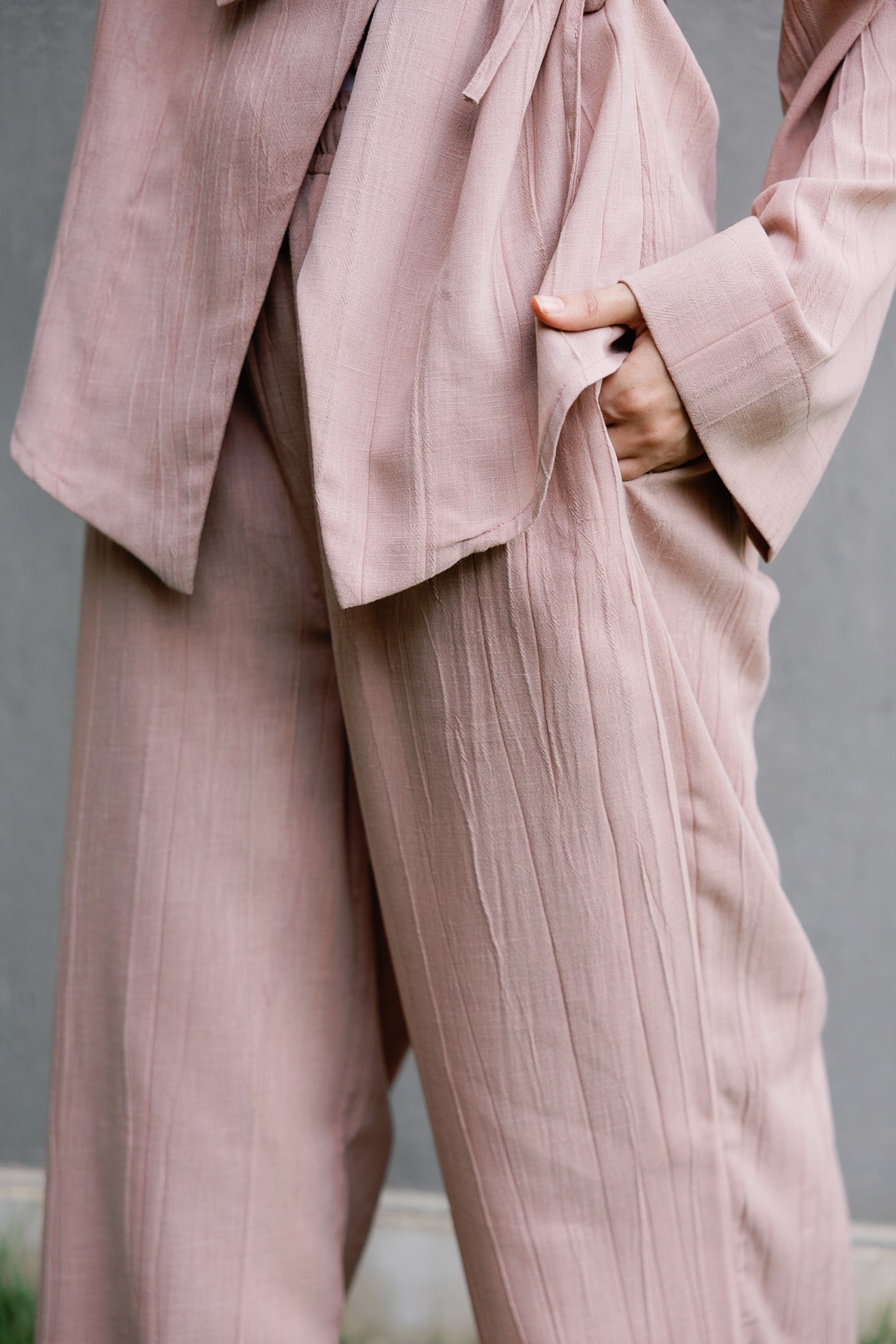 Nomade wrap set in Pink