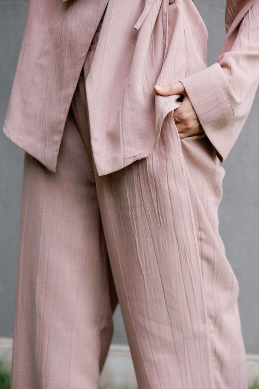 Nomade wrap set in Pink