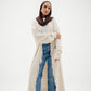 Free Spirit Fringe Cardigan in Offwhite    (  Pre order  )