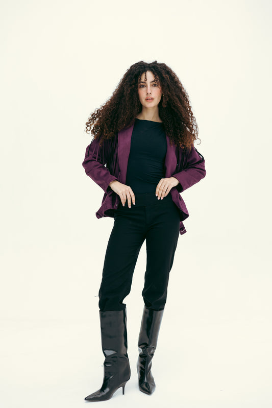 Cowboy jacket in Purple