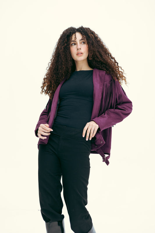 Cowboy jacket in Purple