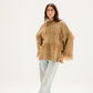 Layered Fringe Knit in Mocha
