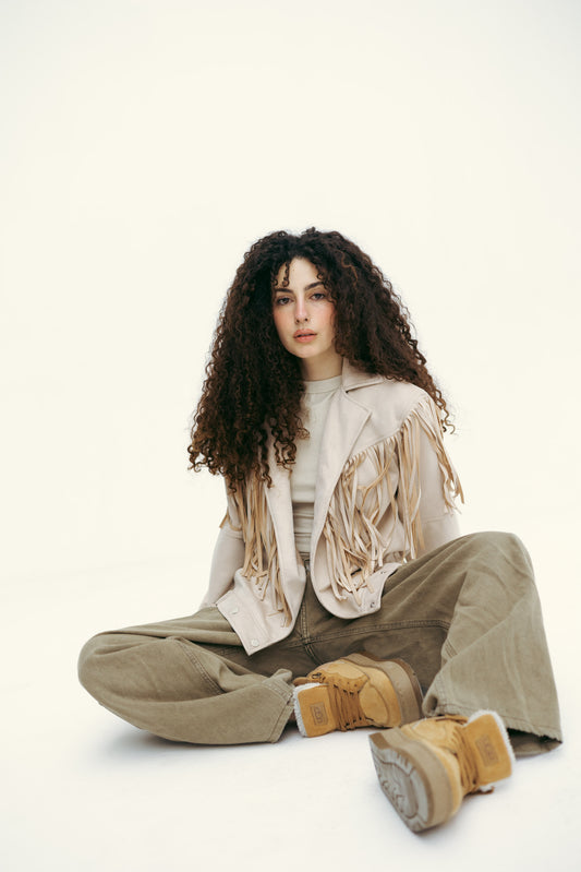 Cowboy jacket in Beige