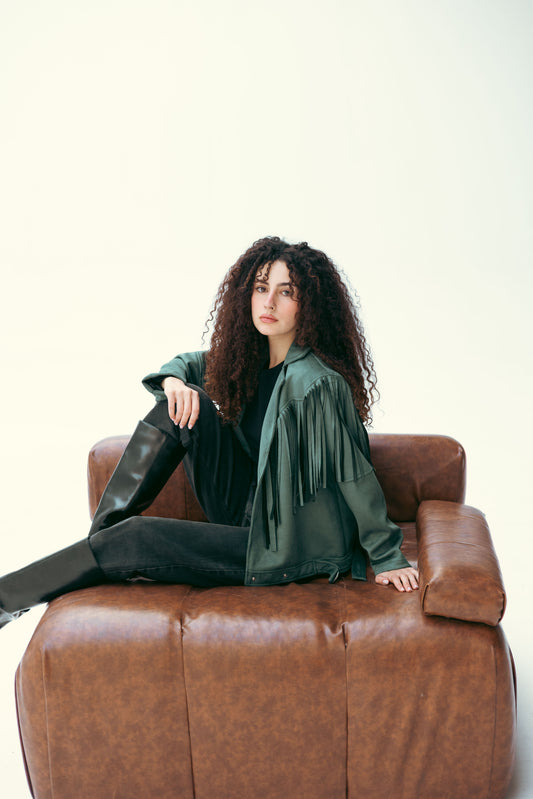 Cowboy jacket in Teal