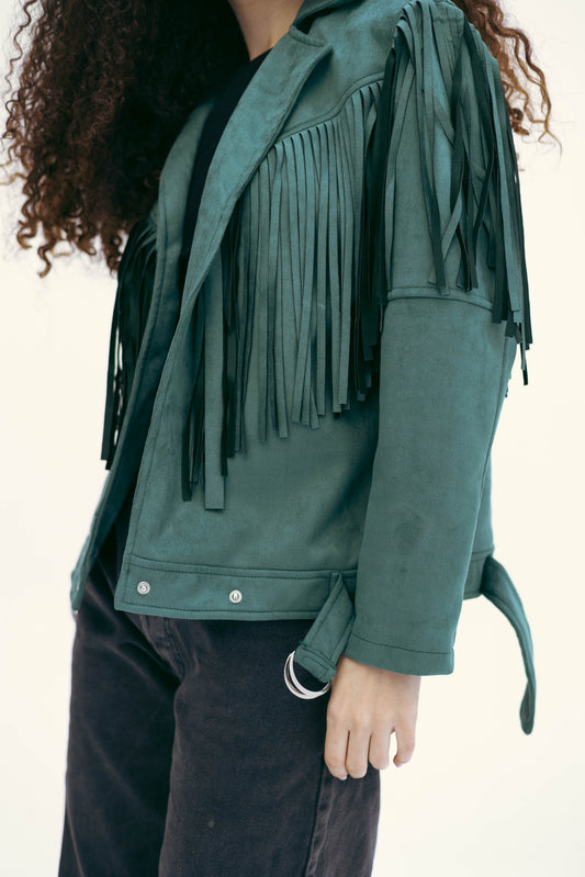 Cowboy jacket in Teal