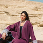 Honey Comb Kaftan in Purple