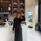 long sleeves basicDress in Black