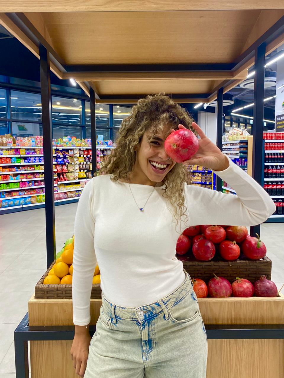 long sleeves basic top in Offwhite