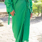 Wrap me skirt in royal green