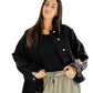 Black denim jacket