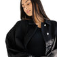 Black denim jacket