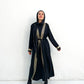 Black goldiana kaftan