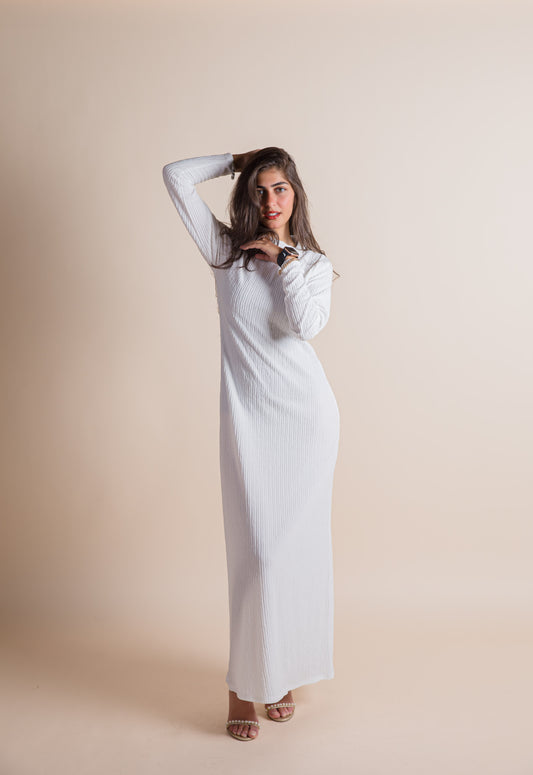 Basic white dress