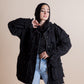 Frinjy girl denim in BLACK