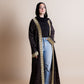 Hearts of gold kaftan in black